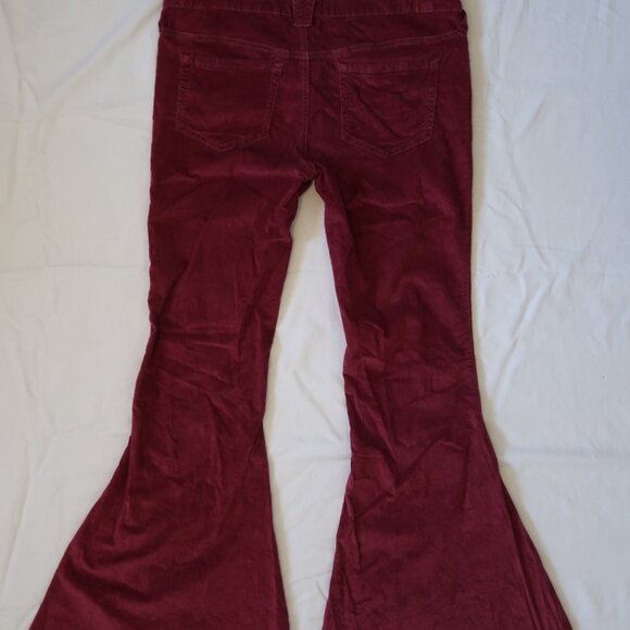 Free People Corduroy Flare/Bell Botton Pants Size 30 - Picture 3 of 3